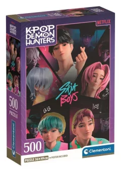Puzzle Kpop Demon Hunters Compact 500 dílků