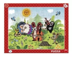 Puzzle Krtek a kapela 40 dílků deskové