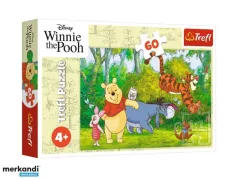 Puzzle Medvídek Pú: Chuť medu 60 dílků