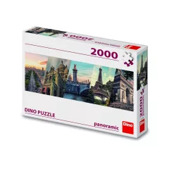 Puzzle Paříž koláž Panoramic 2000 dílků