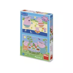 Puzzle Peppa Pig: na dovolené 2x48 dílků
