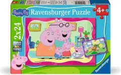 Puzzle Prasátko Peppa 2x24 dílků
