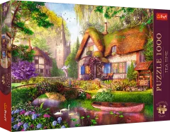 Puzzle Premium Plus Tea Time Dřevěná chata