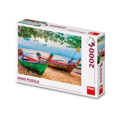 Puzzle Rybářské loďky 2000 dílků