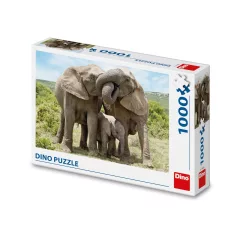 Puzzle Sloní rodina 1000 dílků
