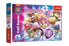 Puzzle Tlapková patrola: Hrdinové z města 30 dílků