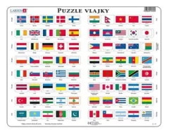 Puzzle - Vlajky 80 dílků