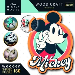 Puzzle Wood Craft Origin Mickey Mouse Retro 160 dílků