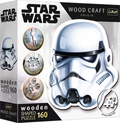 Puzzle Wood Craft Origin Star Wars: Helma stormtroopera 160 dílků