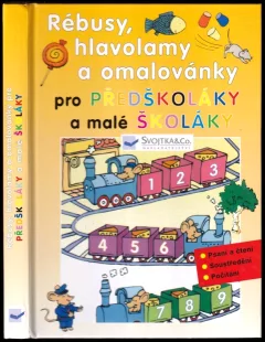 Rébusy, hlavolamy a omalovánky pro předškoláky a malé školáky