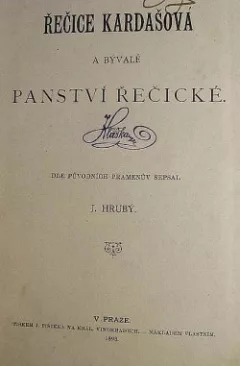 Řečice Kardášová a bývalé panství řečické