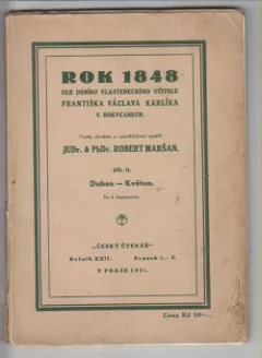 Rok 1848 dle deníku vlasteneckého učitele Františka Václava Karlíka v Rokycanech (2. díl)