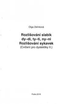 Rozlišování slabik dy-di, ty-ti, ny-ni - Cvičení pro dyslektiky II.