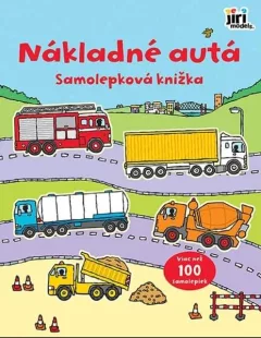 Samolepková knižka Nákladné autá