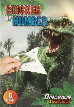 Samolepkové malování Dinosaurus