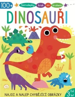 Samolepky krok za krokem - Dinosauři