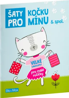 Šaty pro Kočku Mínu - Kniha samolepek