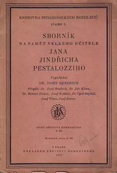 Sborník na paměť velikého učitele Jana Jindřicha Pestalozziho