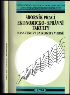 Sborník prací Ekonomicko-správní fakulty Masarykovy univerzity v Brně 1/94