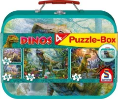Schmidt Puzzle v plechovém kufříku