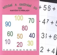 Sčítání a odčítání do 100 (16 kartiček s příklady