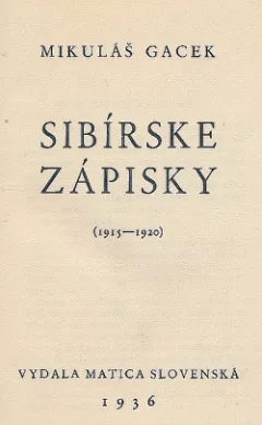Sibírske zápisky (1915 - 1920)