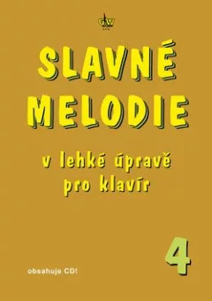 Slavné melodie v lehké úpravě pro klavír 4+CD