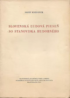 Slovenská ľudová pieseň so stanoviska hudobného