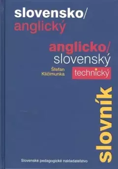 Slovensko/anglický, anglicko/slovenský technický slovník