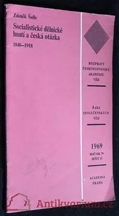 Socialistické dělnické hnutí a česká otázka 1848-1918