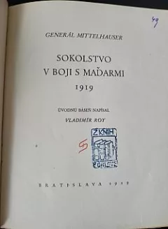 Sokolstvo v boji s Maďarmi 1919