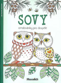 Sovy - omalovánky pro dospělé