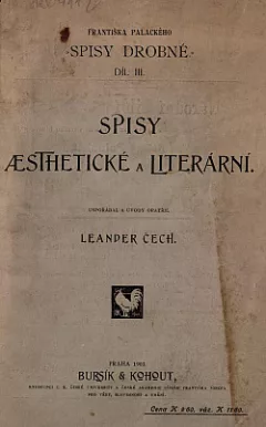Spisy æsthetické a literární