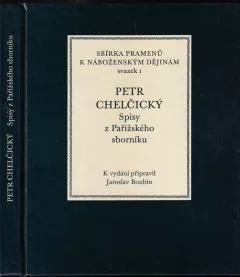 Spisy z Pařížského sborníku PODPIS A VĚNOVÁNÍ JAROSLAV BOUBÍN