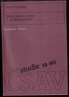 Stati o jazyku a stylu J.A. Komenského