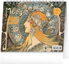 Stolní kalendář Alfons Mucha 2027