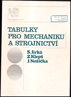 Tabulky pro mechaniku a strojnictví