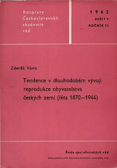 Tendence v dlouhodobém vývoji reprodukce obyvatelstva českých zemí (léta 1870-1944)