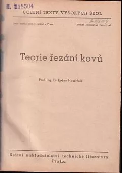Teorie řezání kovů