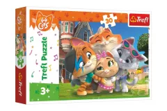 Trefl Puzzle 44 koček: Přátelství 30 dílků