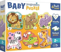 Trefl Puzzle Baby Safari 6v1 (2-6 dílků)