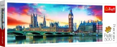 Trefl Puzzle Big Ben a Westminsterský palác, Londýn / 500 dílků Panoramatické
