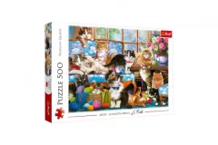Trefl Puzzle Kočičí rodinka 500 dílků