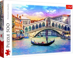Trefl Puzzle Most Rialto, Benátky / 500 dílků