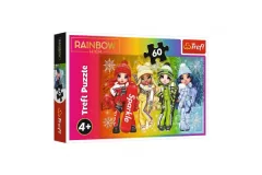 Trefl Puzzle Rainbow High: Veselé panenky 60 dílků