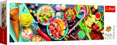 Trefl Puzzle Sladkosti / 1000 dílků Panoramatické