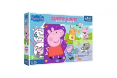 Trefl Puzzle Super giant Prasátko Peppa 15 dílků