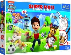 Trefl Puzzle Super maxi Tlapková patrola Dobrodružství 24 dílků