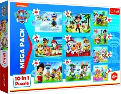 Trefl Puzzle Tlapková patrola MEGA PACK/10v1