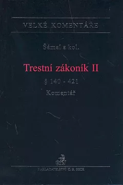Trestní zákoník II